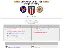 Tablet Screenshot of cbi-history.com